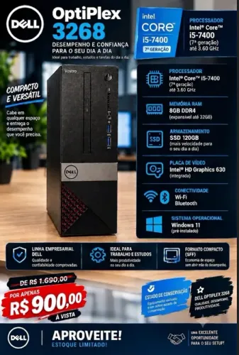 Computador Dell Opti Plex i5 7ºth