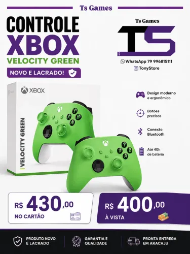 Controle Xbox lacrado