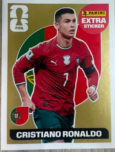 Figurinha Extra Legend Copa 2026 Cristiano Ronaldo Ouro