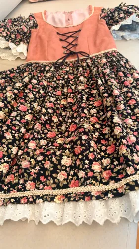 Traje Típico Alemão Infantil Menina - Tamanho 10 (Feito sob Medida)