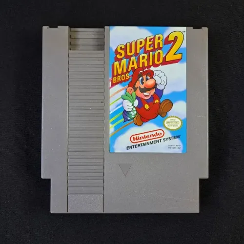 Super Mario Bros 2 Americano - Nes Nintendo. Funcionando normalmente. Nintendinho
