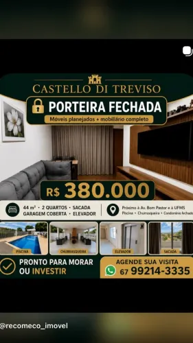 Apartamento mobiliado a venda Castello di Treviso