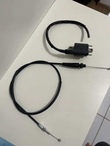 Bobina de ignição e cabo do acelerador moto CG150, Bros 150