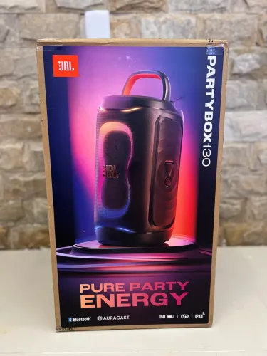 Caixa De Som JBL PartyBox 130 200W RMS Bluetooth Portátil LANÇAMENTO
