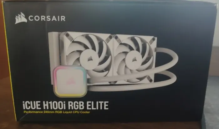 Cooler líquido para CPU iCUE H100i RGB ELITE - Branco