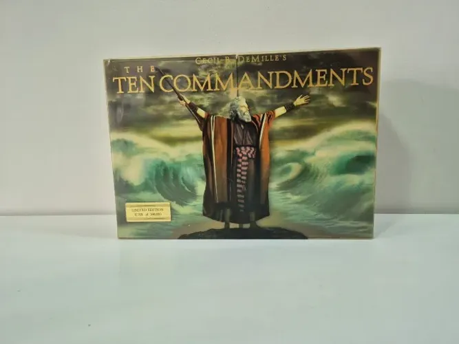 Blu-ray Ten Commandments + Dvd Os Dez Mandamentos Giftset (Usado)