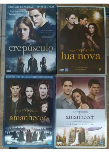 4 Dvds . Crepúsculo