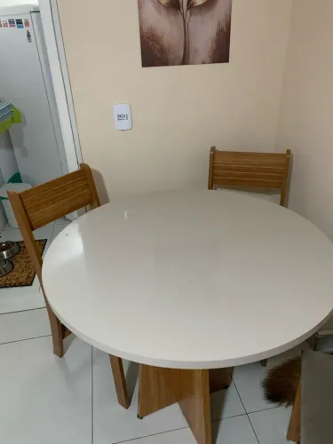 Mesa sala com 4 cadeiras