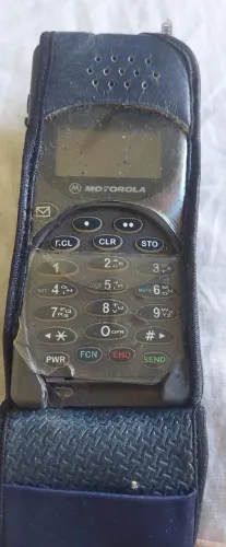 Celular Motorola antigo anos 90 ñ funciona antigo antiguidade enfeite decoração coleção
