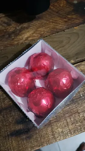 Trufas de chocolate .