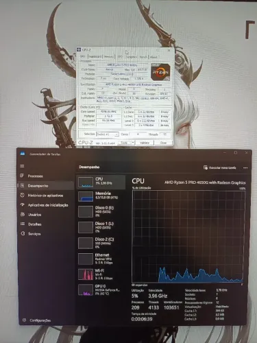 Processador AMD Ryzen 5 PRO 4650G (Gráficos Radeon Vega) AM4