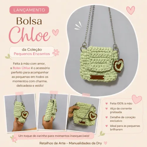 Bolsa infantil de crochê 