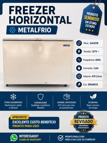 Freezer horizontal Metalfrio