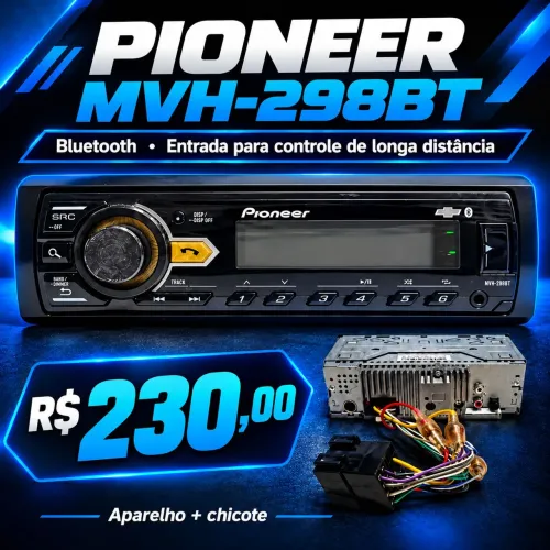Vendo toca CD Pioneer com bluetooth