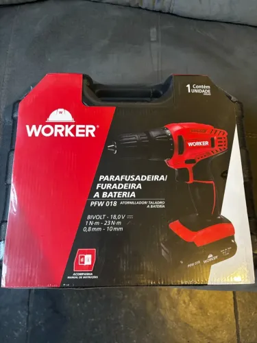 Furadeira parafusadeira Worker 18 V
