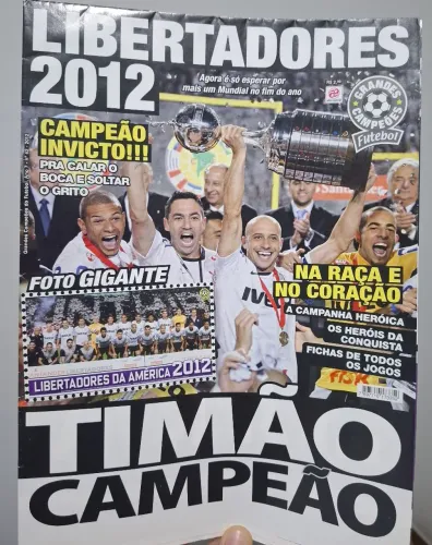 Pôster do Corinthians/Campeão da Libertadores 2012