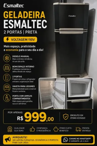 Geladeira Preta