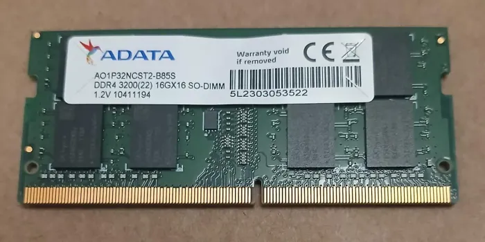 Memória de 16GB para notebook