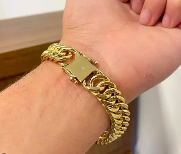 Pulseira Ouro moeda