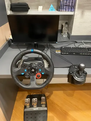 Volante Gamer Logitech G29 + Câmbio H-shifter