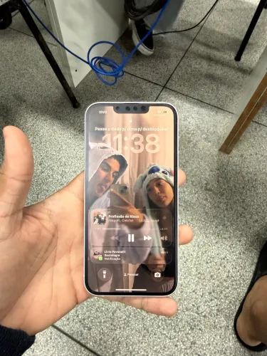 IPHONE 14-BRANCO 128GB IMPECÁVEL 