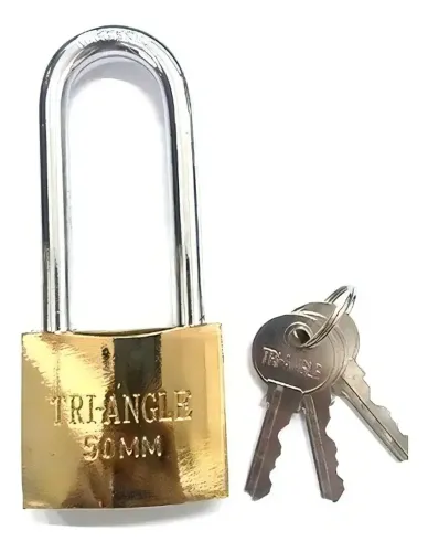Cadeado 63 longo tri-angle c/6 pronta entrega 