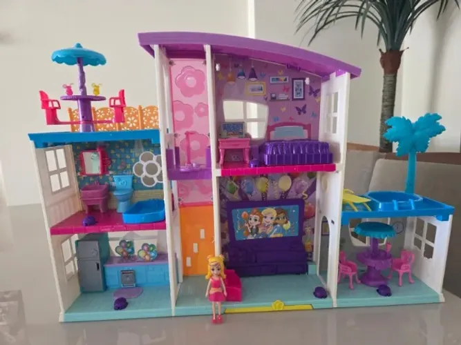 Polly Pocket Mega Casa De Surpresas - Mattel