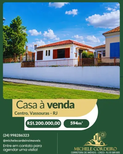 Casa à venda centro de Vassouras