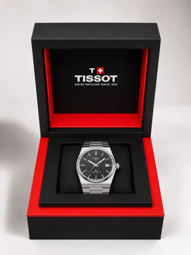 Relógio Tissot PRX Powermatic 80 Automático Preto 40mm - Novo