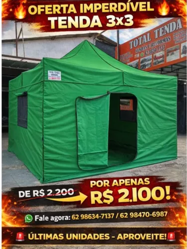 Tenda pra camping 3x3 impermeável