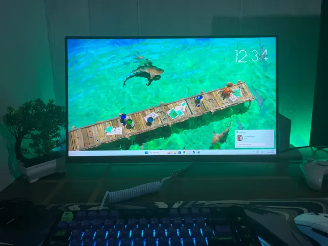 Monitor Samsung Odyssey G3 144Hz + Suporte Articulado Branco