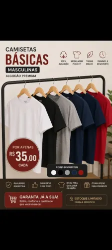 Camisas masculinas
