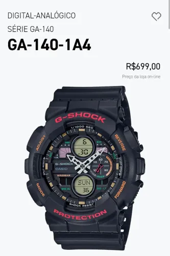 RELÓGIO CASIO G SHOCK ORIGINAL COMPLETO NA CAIXA