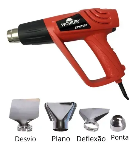 Soprador Térmico 1500w Worker Profissional