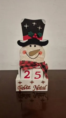 Boneco Calendário Advento Decorativo Natal