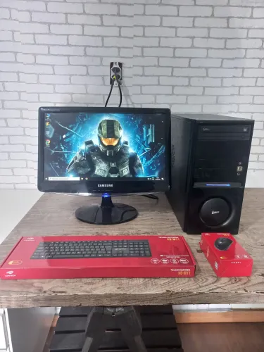 PC Intel Completo / SSD / Tela 19" / Garantia