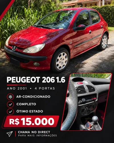 Peugeot 206 Soleil 1.6 3P 2001