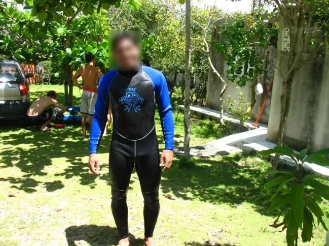 Roupa de Neoprene Long John Frog - Surf / Mergulho (Excelente Estado)