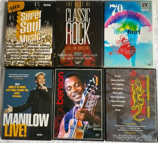 DVD Musical Internacional - Artistas variados