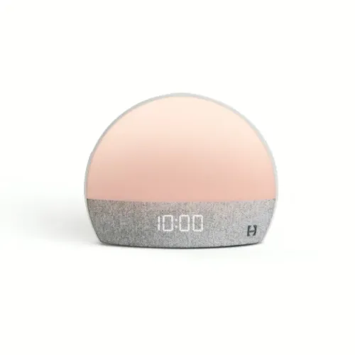 Hatch Restore Despertador com Luz e Sons Branco e Cinza