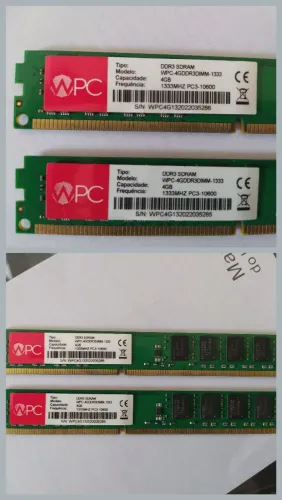 Memória 4GB DDR3 1333Mhz Wpc Desktop