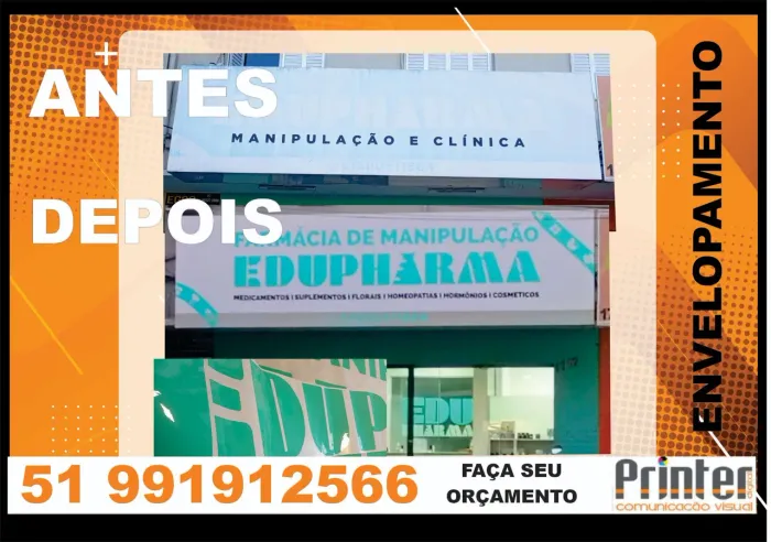 Letreiros e envelopamentos