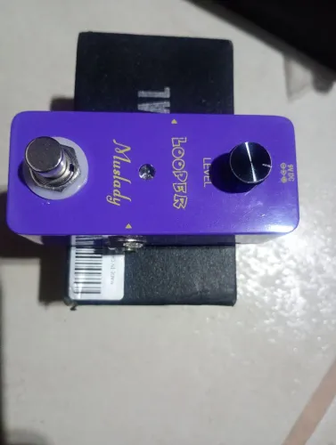 Pedal looper muslady para guitarra violão baixo