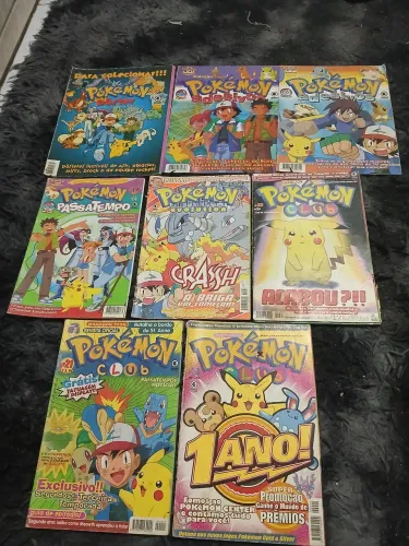 Lote de revistas Pokémon clube!
