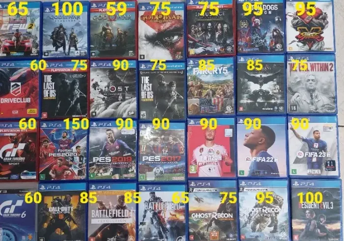 jogo ps4 semi novos coleçao