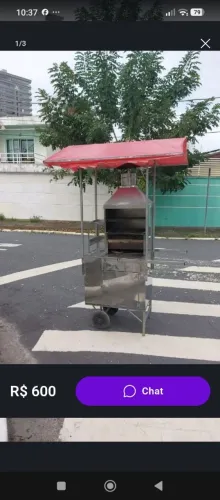 Vendo carrinho de churrasco