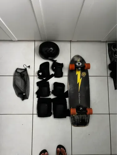 Surfskate Simulador De Surf + Kit de Proteção