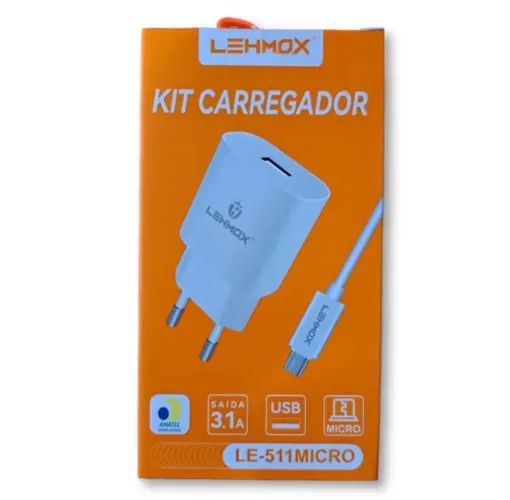Carregador de Celular Super Charging 3.1A Cabo MICRO V8 / TIPO-C / Iphone Lehmox
