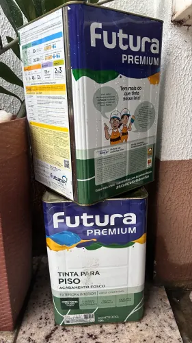 Tinta para Piso Cinza ou Branca