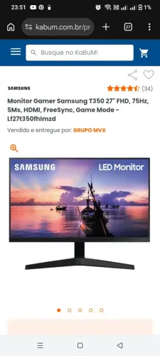 Monitor 27 polegada tem conversar